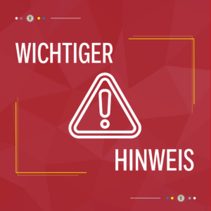 Wichtiger Hinweis